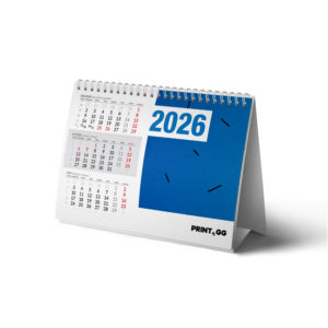 Kalendarze biurkowe spiralowane - piramidka spiralowana