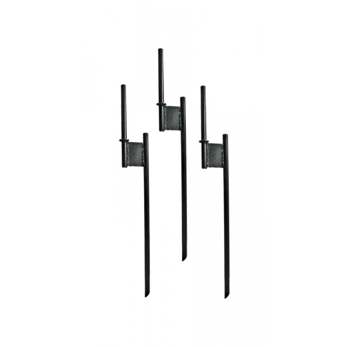 Base driven into the ground or snow