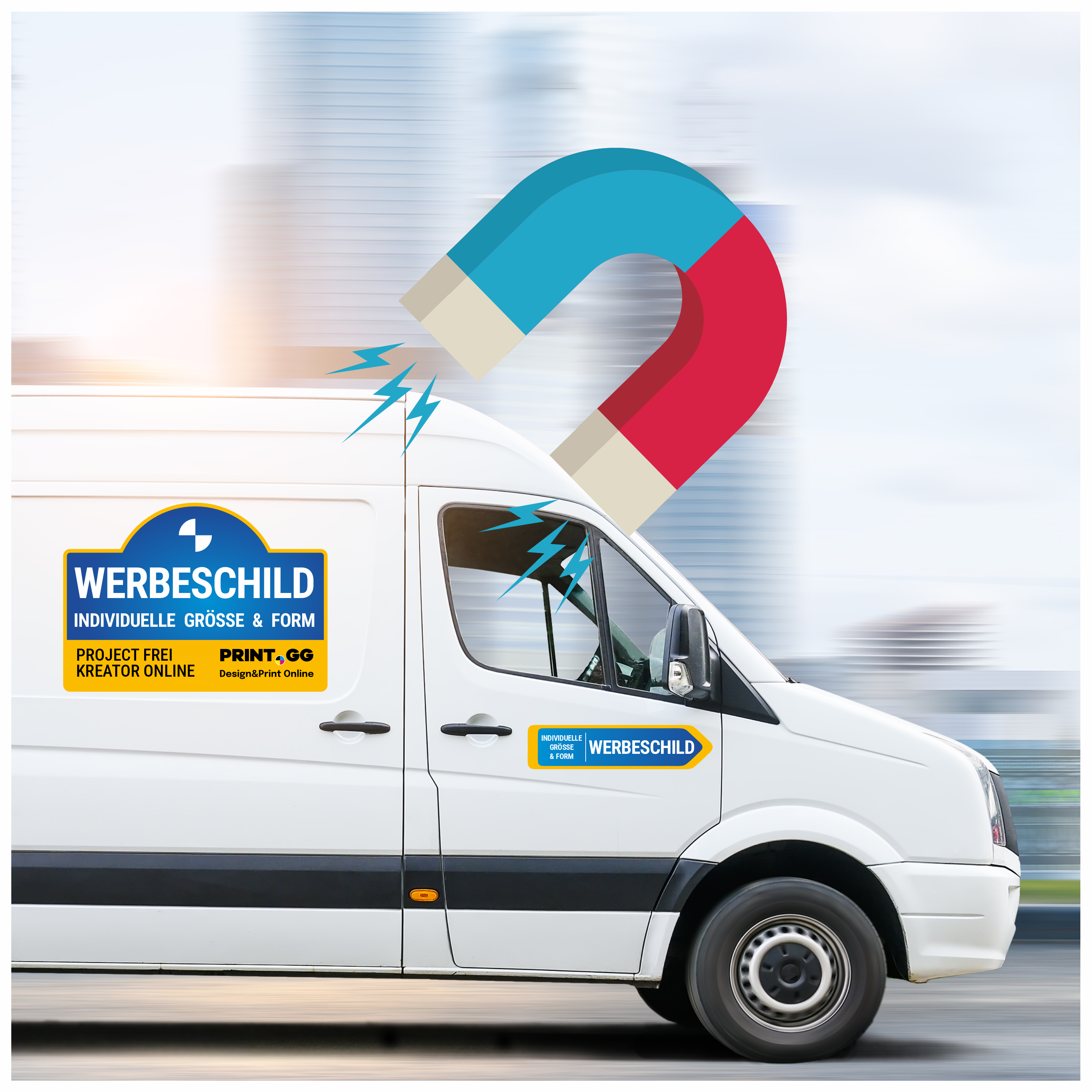 2x Magnetfolie Magnetschild 50x30cm für Auto KFZ-Werbung inkl. Digitaldruck 2x Magnetfolie Magnetschild 50x30cm für Auto KFZ-Werbung inkl. Digitaldruck