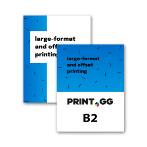 Plakaty dwustronne B2 (480 x 680 mm)
