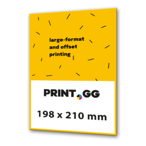 Ulotki standardowe 198 x 210 mm