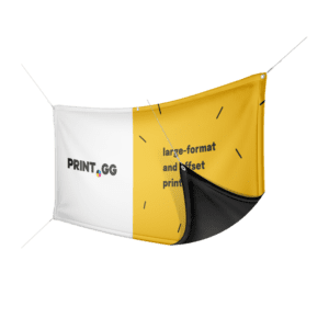 Baner powlekany z czarnym tyłem