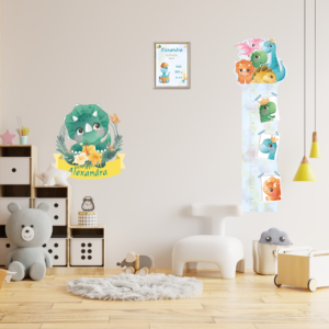 Naklejki ścienne dziecięce – imienne - Smok
