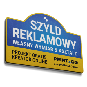 Szyld reklamowy w dowolnym kształcie