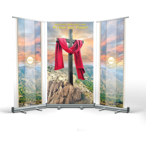 Kompletny ołtarz na Boże Ciało - wzór 09