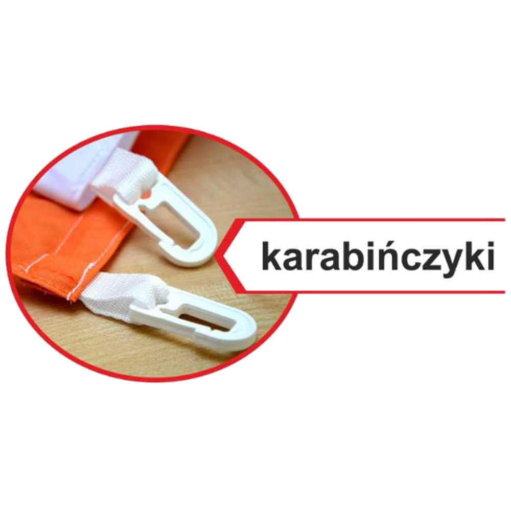 Carabiners on the RIGHT bank