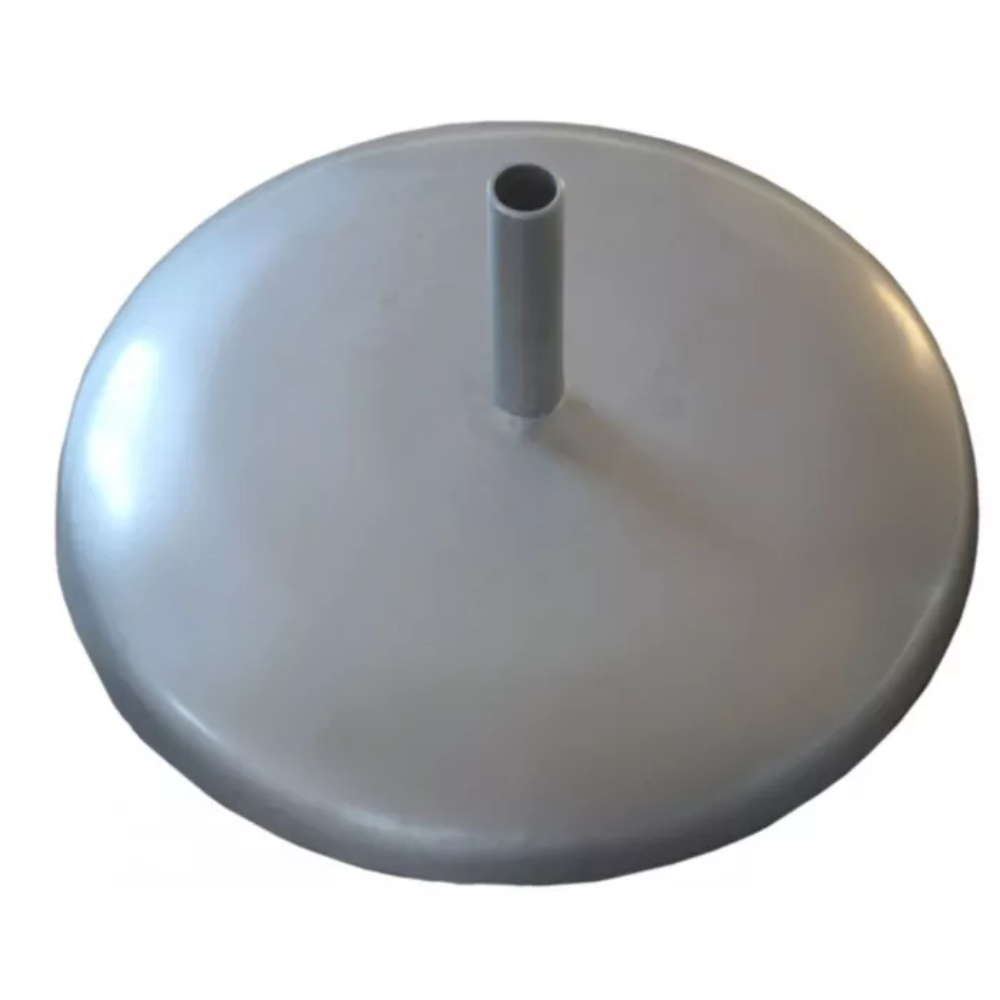 Cabinet base for 1 flag - silver