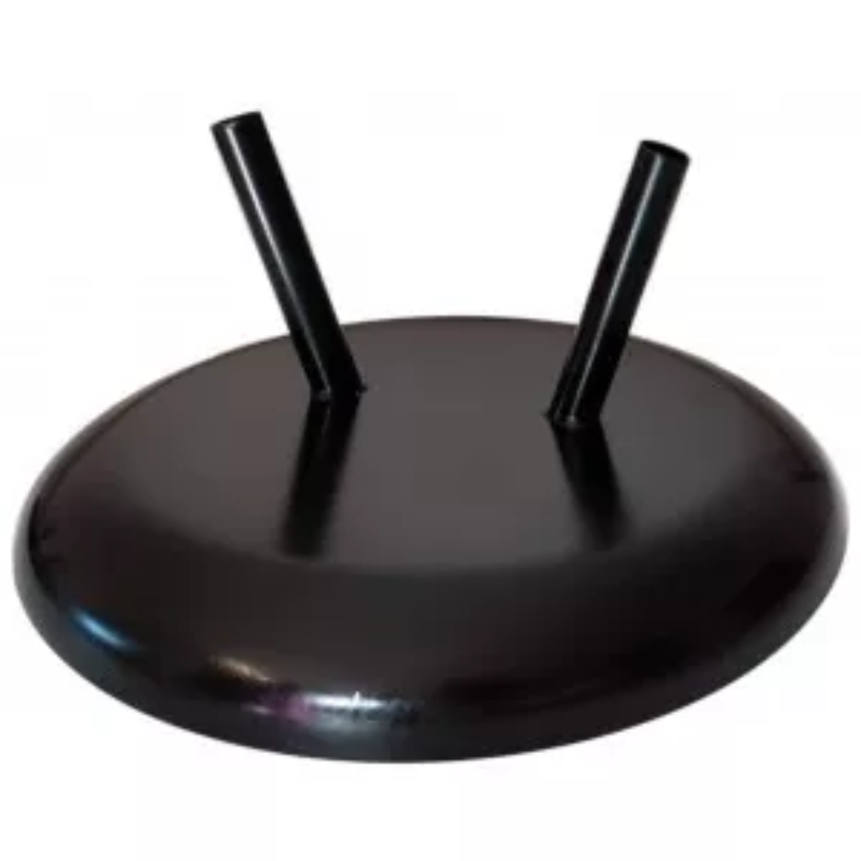 Cabinet base for 2 flags - black