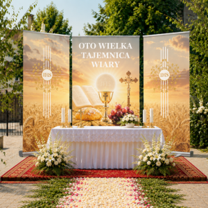 Kompletny ołtarz na Boże Ciało - wzór 10