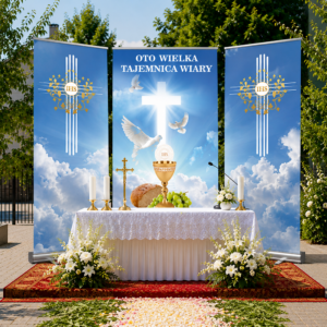Kompletny ołtarz na Boże Ciało - wzór 11