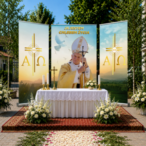 Kompletny ołtarz na Boże Ciało - wzór 04