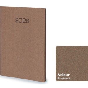 Kalendarz książkowy Tygodniowy B5 Velour