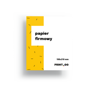 Papier firmowy 198 x 210 mm