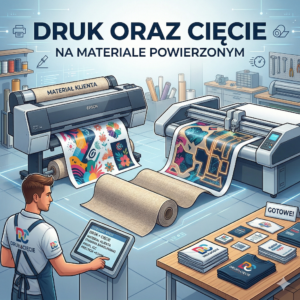 Druk oraz cięcie na materiale powierzonym