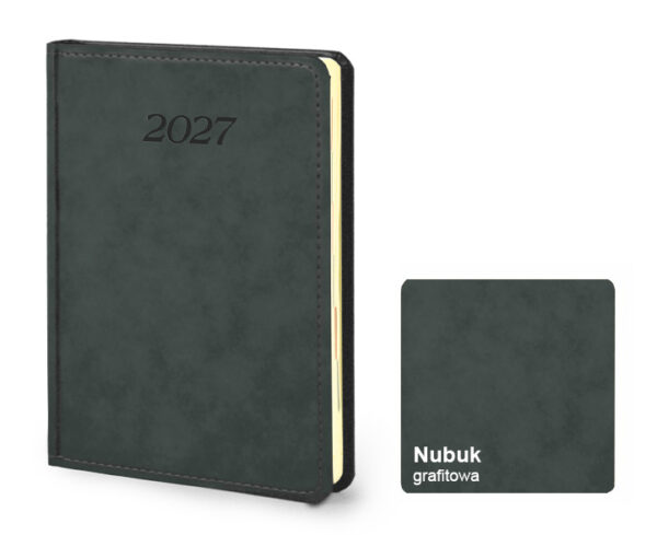 Kalendarz książkowy Eleganto A5 Nubuk