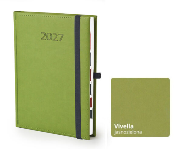 Kalendarz książkowy Firmowy z gumką ~A5 Vivella