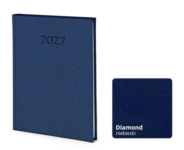 Kalendarz książkowy Tygodniowy z notesem ~A5 Diamond
