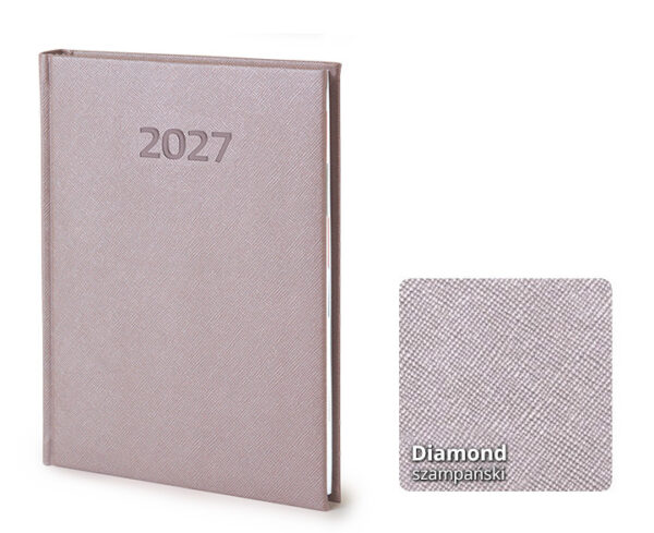 Kalendarz książkowy Tygodniowy z notesem ~A5 Diamond
