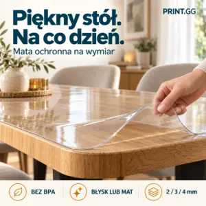 Mata ochronna na wymiar - 01 stol na wymiar