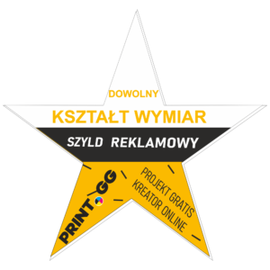Szyld reklamowy PCV #3mm na wymiar dowolny kształt